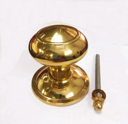 BRASS FIXED DOOR KNOB 75mm # 1216 - Image 5
