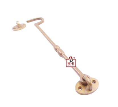 Brass Cabin Hook 305mm #1238 Polish Brass Finish - Image 3