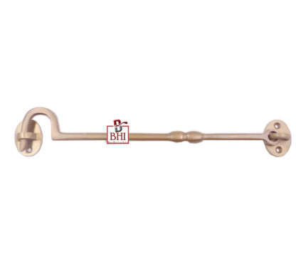 Brass Cabin Hook 305mm #1238 Polish Brass Finish - Image 4