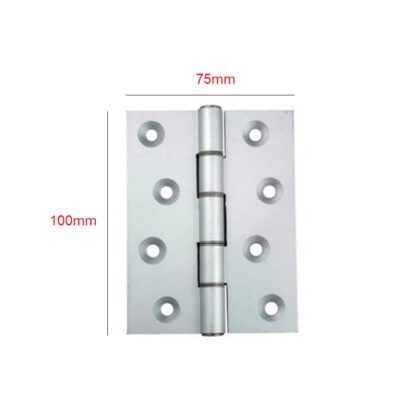 Aluminum Door Hinge 100mm #642 (Set of 4 Pcs) - Image 2
