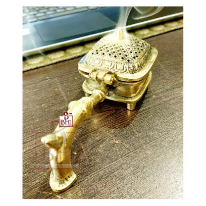 Brass Incense Burner  Fragrance Bakhoor 155mm #4054 - Image 4