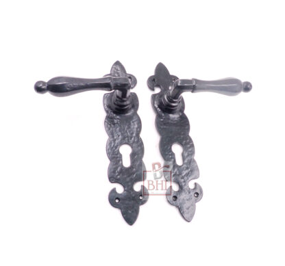 Cast Door Handle On Plate 260mm #1445 - Image 3
