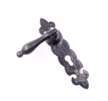 Cast Door Handle On Plate 260mm #1445 - Image 4