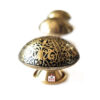 Brass Cabinet Dresser Knob Engraving Nostalgic design Antique Finish 32mm #5036 (Set of 6 Pcs) - Image 2