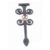 Cast Iron Door Hinge Double Swirl 450mm #1645 - Image 5