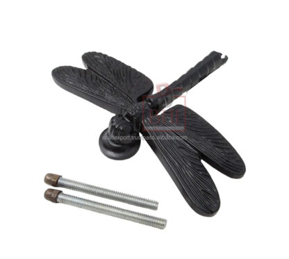 Cast Iron Door Knocker Twist Style Dragonfly 130mm #2282 - Image 2