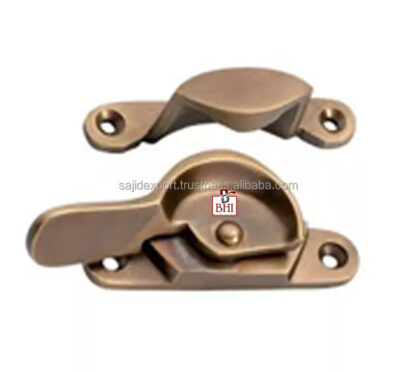 Brass Window Sash Fitch Fastener 65x75mm #2578 - Image 2