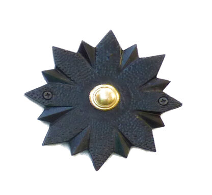 Cast Iron Bell Push Button Sunshine 100mm #1029 - Image 3