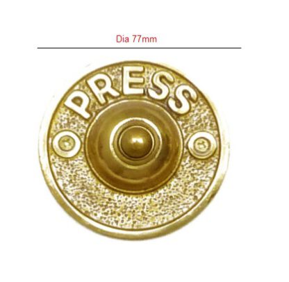 Brass Door Bell Push Button 77mm #1031 - Image 2