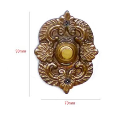 Cast Iron Door Bell Push Button 90mm #1034 - Image 2
