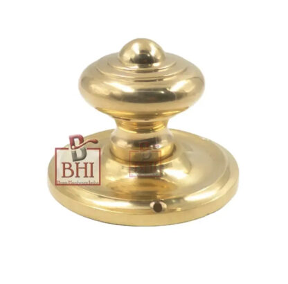 BRASS DOOR KNOB FREE ROTATION 50x80mm # 1095 - Image 3