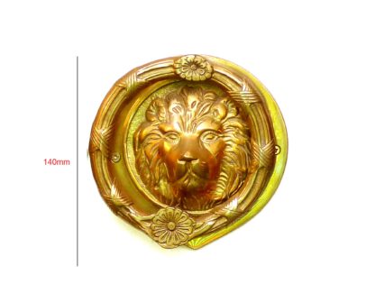 Solid Brass Door knocker Lion Head 140mm #1110 - Image 2