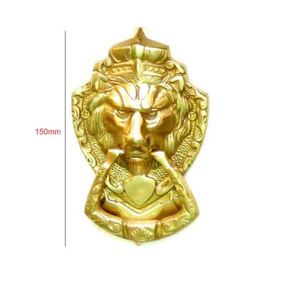 Solid Brass Knocker Lion Head 150mm #1112 - Image 2