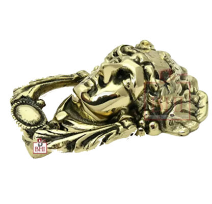 SOLID BRASS DOOR KNOCKER MEDUSA FACE 165mm # 1117 - Image 3
