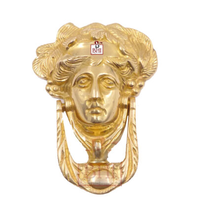 SOLID BRASS DOOR KNOCKER MEDUSA FACE 165mm # 1117 - Image 5