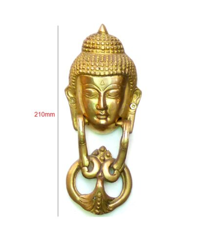 Brass Solid Buddha Door Knocker  210mm #1125 - Image 2