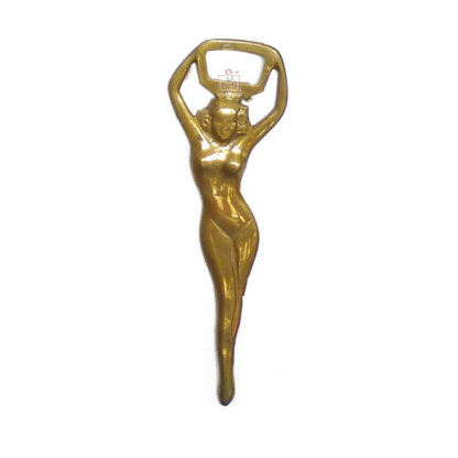 BRASS BOTTLE OPENER GIRL 190mm #1130