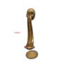 Solid Brass Door Knocker Georgian Sleek Drop Striker 150mm #1147 - Image 2