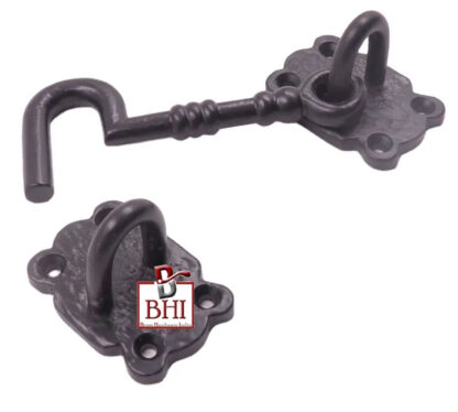 Cast Iron Cabin Hook 125mm #1242 Black Finish - Image 4