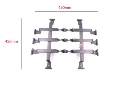Speak-Easy Decorative Door Forged Iron Grill for Peephole and Door Viewer in Home, Office & Wine Cellar, with Scroll Legs 450mm #1330 - Image 2