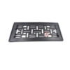 Cast Iron Heavy Duty Walkable Floor Register Easy Adjust Air Supply Lever Floor Vents - Seattle Design - Vent Cover for Home Floor - Black Powder Coated 290mm #1343 - Image 2