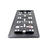 Cast Iron Heavy Duty Walkable Floor Register Easy Adjust Air Supply Lever Floor Vents - Seattle Design - Vent Cover for Home Floor - Black Powder Coated 290mm #1343 - Image 4