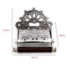Cast Iron Toilet Paper Holder – Victorian Style Wall Mounted - Toilet Loo Roll Holder - Novelty Natural Finish 210mm #1381 - Image 2