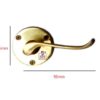 Brass Victorian Mortise Lever Door Handle on Rosette 95mm #1563 - Image 2