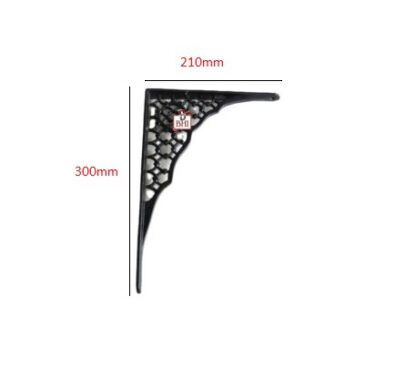 Cast Iron Shelf Support Bracket 300mm #1764 - Image 2