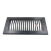 Cast Iron Heavy Duty Walkable Floor Register Easy Adjust Air Supply Lever Floor Vents - Seattle Design - Vent Cover for Home Floor - Black Powder Coated   200mm #2412 - Image 3