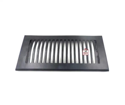 Cast Iron Heavy Duty Walkable Floor Register Easy Adjust Air Supply Lever Floor Vents - Seattle Design - Vent Cover for Home Floor - Black Powder Coated   200mm #2412 - Image 3