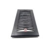 Cast Iron Heavy Duty Walkable Floor Register Easy Adjust Air Supply Lever Floor Vents - Seattle Design - Vent Cover for Home Floor - Black Powder Coated   200mm #2412 - Image 4