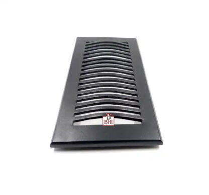 Cast Iron Heavy Duty Walkable Floor Register Easy Adjust Air Supply Lever Floor Vents - Seattle Design - Vent Cover for Home Floor - Black Powder Coated   200mm #2412 - Image 4