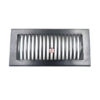 Cast Iron Heavy Duty Walkable Floor Register Easy Adjust Air Supply Lever Floor Vents - Seattle Design - Vent Cover for Home Floor - Black Powder Coated   200mm #2412 - Image 2