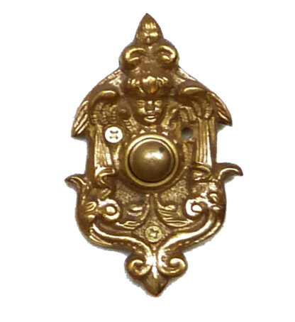 Brass Door Bell Push Button 90mm #2448