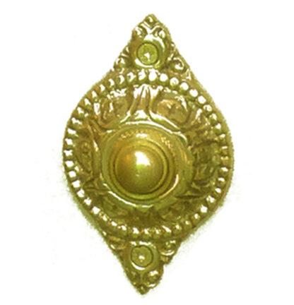 Brass Door Bell Push Button Deco 80mm #2452