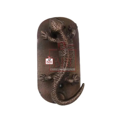 Cast Iron Door Knocker Lizard 135mm #2455 Copper Antique