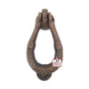 Cast Iron Door Knocker Heavy Weaving Cane 195mm #2464 - Image 2