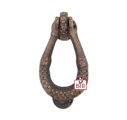 Cast Iron Door Knocker Heavy Weaving Cane 195mm #2464 - Image 2