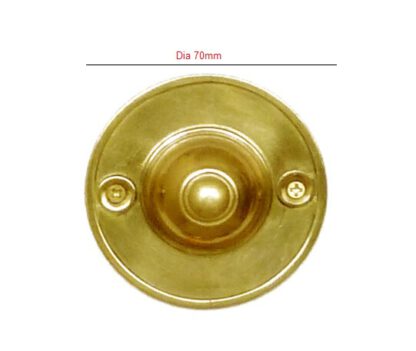 Brass Door Bell Push Button 70mm #2470 - Image 2