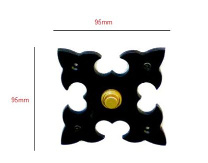Cast Iron Door Bell Push Button 95mm #2476 - Image 2