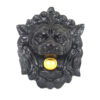 Cast Iron Door Bell Push Button Lion 95mm #2530