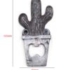CAST IRON BOTTLE OPENER CACTUS 125mm#3128 - Image 2