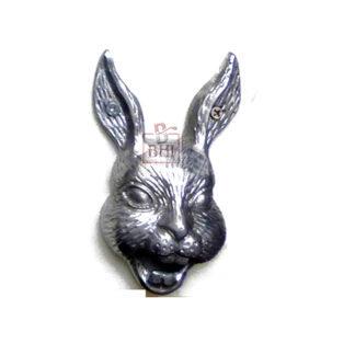 ALUMINUM BOTTLE OPENER ‘RABBIT BUNNY’ WALL MOUNTED 130mm#3269