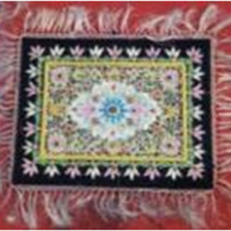 Zari Embroidery Wall Decor Panels Hand Wooven Golden Silk Carpets # 33007