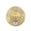 Brass Door Bell Push Button UFO Saucer design 60mm ''Press" #3750 - Image 5