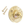 Brass Door Bell Push Button UFO Saucer design 60mm ''Press" #3750 - Image 4
