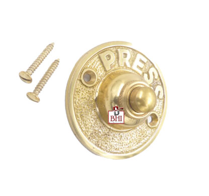 Brass Door Bell Push Button UFO Saucer design 60mm ''Press" #3750 - Image 4