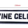 Cast Iron "WINE CELLAR" Sign Plaque Door Wall Fence Post Cafe Shop Pub Hotel Bar Work B/White Vintage Finish 230mm #3783 - Image 2