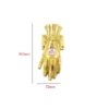 Brass Door Knocker Lady Hand 155mm # 3904 - Image 2